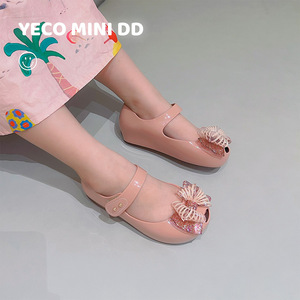 Sandales d'été en gelée pour bébés, chaussures en gelée à nœud pour enfants, chaussures à semelle souple, chaussures confortables, sandales de princesse en gelée - Product Image 3