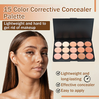 Longue durée 15 couleurs Contour Palette fond de teint crème Base maquillage cosmétique visage correcteur
