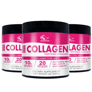 OEM Bestes Kollagen pulver mit Hyaluron säure und Vitamin C für Erwachsene Beauty Nail & Hair Support Haut aufhellung & Aufhellung - Product Image 2