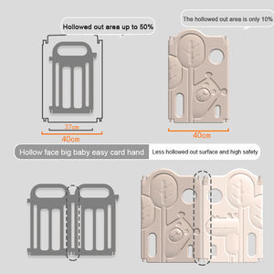 <span class=keywords><strong>Parque</strong></span> Infantil para Bebés, Corralito Plegable para <span class=keywords><strong>el</strong></span> Hogar, Corralitos para Bebés, Valla para Niños Pequeños, Corralito para Bebés con Tapete - Product Image 4