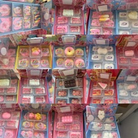 Stok Mainan Squishy Donat Cakar Kucing Tekstur Renyah Gaya Baru; Bola Buatan Tangan untuk Kantor, Bahan PVC Keras, Sempurna untuk Menghilangkan Stres