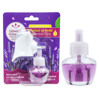 Diffuseur d'huiles essentielles à brancher, recharge d'huile parfumée 20 ml, diffuseur d'aromathérapie pour la maison, la chambre, la salle de bain, la cuisine