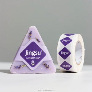 Custom Private Label Color-Changing Adhesive Sticker for Translucent PVC Soap <strong>UV</strong>-Responsive <strong>Ink</strong> - Product Image 2