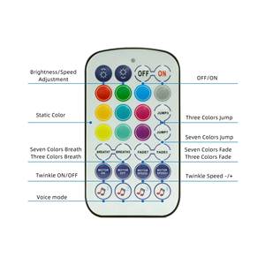 6W Mini RGBW Dynamic Twinkle Fiber Optic Starry Sky <b>Light</b> Kit with RF <b>Remote</b> APP <b>Control</b> for Car Roof Home Ceiling Decoration - Product Image 5