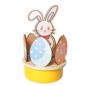 Wooden Music Box Holiday Decoration Creative Design Custom Music Box For Holiday Gift