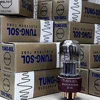 Tube à vide TUNG-SOL 6SL7/6N9P/6H9C à broches dorées, double triode octale 8 broches pour mise à niveau de préamplificateur Hi-Fi, paire assortie, vente en gros
