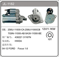 Moteur de démarrage pour Ford Focus 1.6L 2011-2018 1.6 Ti-VCT 1.6 EcoBoost C346 C519 5MT 6DCT 6 vitesses CV6T-11000-AB 8V2111000-AB