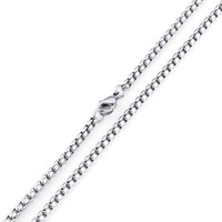 Collier Minimaliste Classique en Acier Inoxydable Triple Teinte, Finition Métallique Lisse, Bijou Simple pour Homme MGBC502