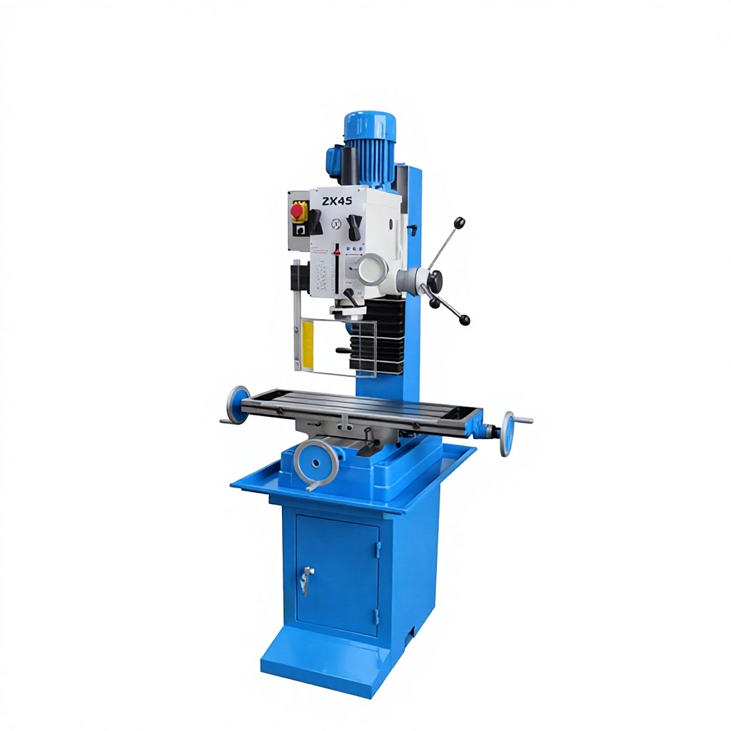 ZX45 Gear Head Bench DRO Milling Drilling Machine - High Accuracy