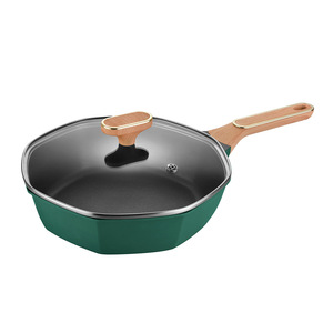 X2305 Octagonal Frying Pan 28cm Nonstick For Home Cooking Steaking Induction - Product Image 2