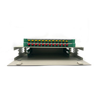 Odf 24 ports + 96 cœurs Odf + cadre de distribution optique monté en rack 19 "+ fibre optique Odf 24 cœurs + Tristar