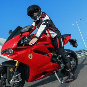 Bottes <span class=keywords><strong>de</strong></span> <span class=keywords><strong>moto</strong></span> hautes pour la conduite hors route, légères, antidérapantes, durables, équipement <span class=keywords><strong>de</strong></span> sécurité, protection du devant - Product Image 4