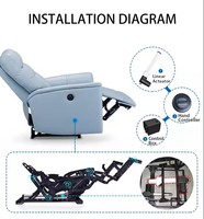 TV-Lift Linearantrieb für 26''-55'' Fernseher, Bettende-Nutzung, 12V/24V Elektromotor, Permanentmagnet-Konstruktion, Haushaltsgerät, Lüfter