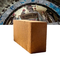 Brique à haute teneur en alumine Grade 2 60-75% Al2O3 briques de choc thermique résistantes au feu réfractaire pour la coupe de doublure de four à ciment