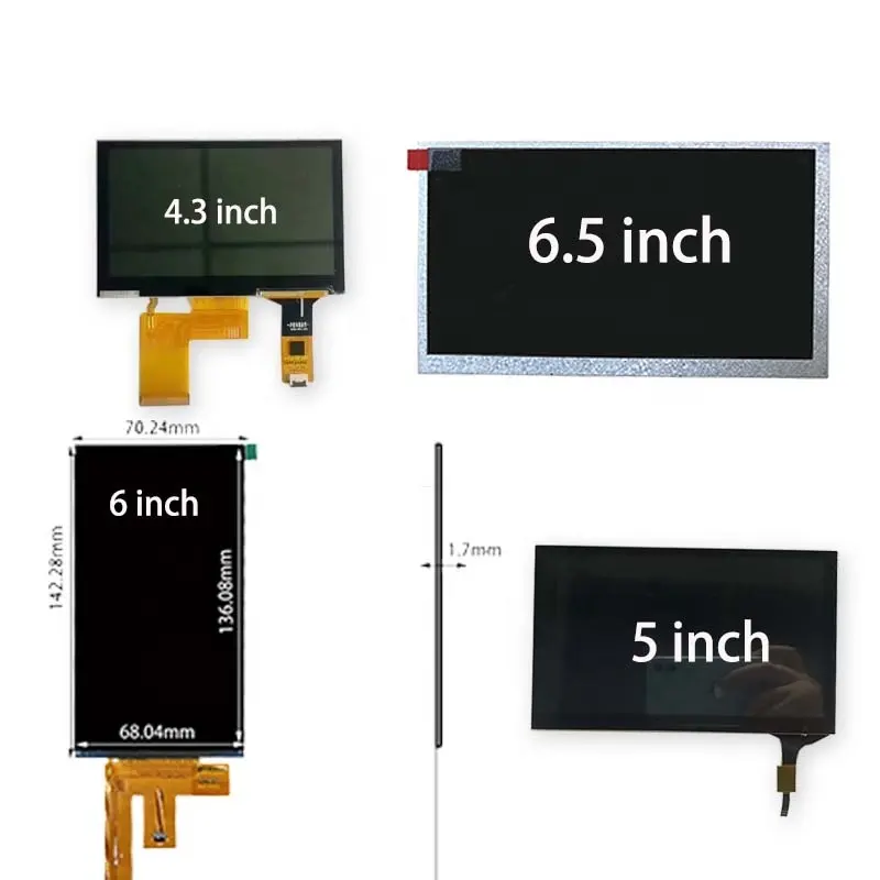 ZKDisplay Hight brightness LCD 4.3 5 6 6.5 6.86 7 7.8 8 9 10.1 11.6 112.1 13.3 14 15 15.6 17 18.5 19 21.5 23.8 27 touch display