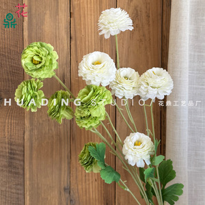 Fleurs artificielles en soie Hua Ding Studio, couleurs mélangées, faites à la main, décoration de mariage - Product Image 2