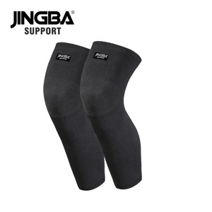 JINGBA CE ISO Fabbrica di Supporti per Ginocchia in Nylon Elastico a Compressione, <span class=keywords><strong>Ginocchiera</strong></span> Lunga per <span class=keywords><strong>Pallavolo</strong></span>, Protezione per Ginocchia da Basket - Product Image 5