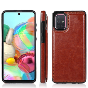 Funda trasera de cuero PU con cierre magnético para Samsung Galaxy A73, A72, <span class=keywords><strong>A71</strong></span>, 5G - Product Image 3