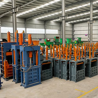 Presse à balles verticale pour plastique, machine à balles verticale pour carton, presse à balles à mouvement descendant