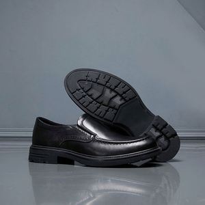 Nuevos Mocasines de Hombre 2025, Estilo Retro Británico, Cierre con Cordones, Transpirables, Antideslizantes, Ligeros, Parte Superior de Cuero Genuino - Product Image 6