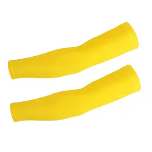 Wholesale high qualtity Solid Color Uv Protective Custom Color Unisex Arm Sleeve for Biking