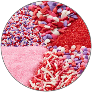 Mix Valentine Natural Sprinkles 100% Colorant alimentaire à base d'algues <span class=keywords><strong>Gluten</strong></span> Free Cake Sprinkles Comestible Decoration - Product Image 1