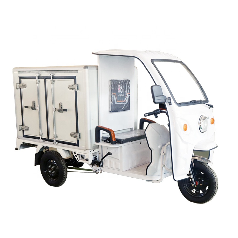 Электрический мини-холодильник для автомобиля с полностью закрытым грузовым ящиком на заказ, доставка овощей с цепочкой для консервирования и т. д.