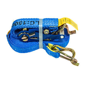 heavy duty 2" x 30 ratchet strap with swan hook tie down