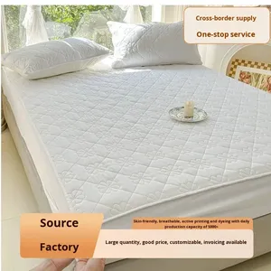 Protector de Colchón Acolchado Impermeable Antiácaros, Antideslizante, Lavable a Máquina, para Todas las Estaciones - Product Image 5