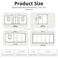 FaLiLai Factory – Maison conteneur modulaire extensible, moderne et respirante, 20, 30 et 40 pieds, idéale pour hôtels, entrepôts et usage extérieur
