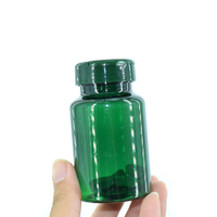 Flacon à pilules en plastique de qualité alimentaire 50cc 100cc 120cc, conteneur de stockage de médicaments PET vide avec couvercles à clapet, emballage de médicaments