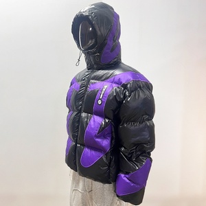 Chaquetas Acolchadas Personalizadas de la Mejor Calidad, Chaquetas de Plumón, Ropa de Abrigo para Exteriores, Cortavientos con Cremallera Extra Grande, Chaqueta Acolchada para Hombre - Product Image 3