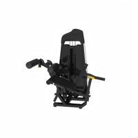 Machine 2-en-1 d'extension et de flexion des jambes avec pile de poids, équipement de gym commercial pour l'entraînement des ischio-jambiers et des quadriceps