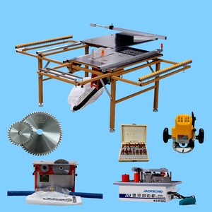 Venta directa de fábrica, máquinas de sierra de mesa deslizante de madera, máquina de sierra de inglete de corte de madera, máquina de sierra de cinta de Panel - Product Image 1