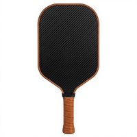 Raquette de pickleball en fibre de carbone T800, noyau en mousse de 16 mm, logo personnalisé, OEM, vente en gros, usine de raquettes de pickleball