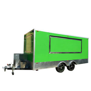 Best Verkopende Vrachtwagen Aanhangwagen Mobiele Straat Ijs Hotdog Fastfood Vending Goedkope Koffie Food Truck Trailer Food Winkel - Product Image 5