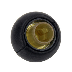 Pommeau de levier de vitesse manuel à 6 vitesses en cuir noir pour Peugeot 307 308 3008 407 5008 C3 C4 C8 Berlingo ergonomique - Product Image 3