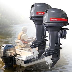Nouveau moteur hors-bord à essence 2 temps 40 CV à arbre long pour bateau, avec propulsion par jet - Product Image 1