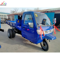 Tricycle à moteur diesel de 1 à 5 tonnes Tricycle domestique Cargo Tricycle à moteur diesel adapté à un usage rural et industriel