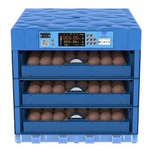 Voll automatische elektrische Leistung 192 Duck Goose Chicken Hatch ing Machine Hühnereier Inkubator