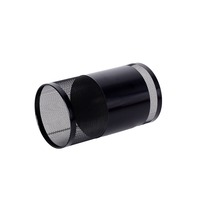 Accessoires de chicha de luxe en verre très demandés pour bars et KTV, avec couvercle coupe-vent isolant en métal noir et argenté de 60 cm, logo personnalisé