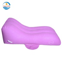 Chaise longue gonflable pliable de style européen moderne amour canapé d'air en tissu PVC soleil d'hôtel salon couples