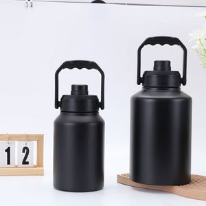 Bouteille isotherme en acier inoxydable de 3,8 L (128 oz) grande capacité avec compartiment pour glaçons – Garde les boissons froides - Product Image 6