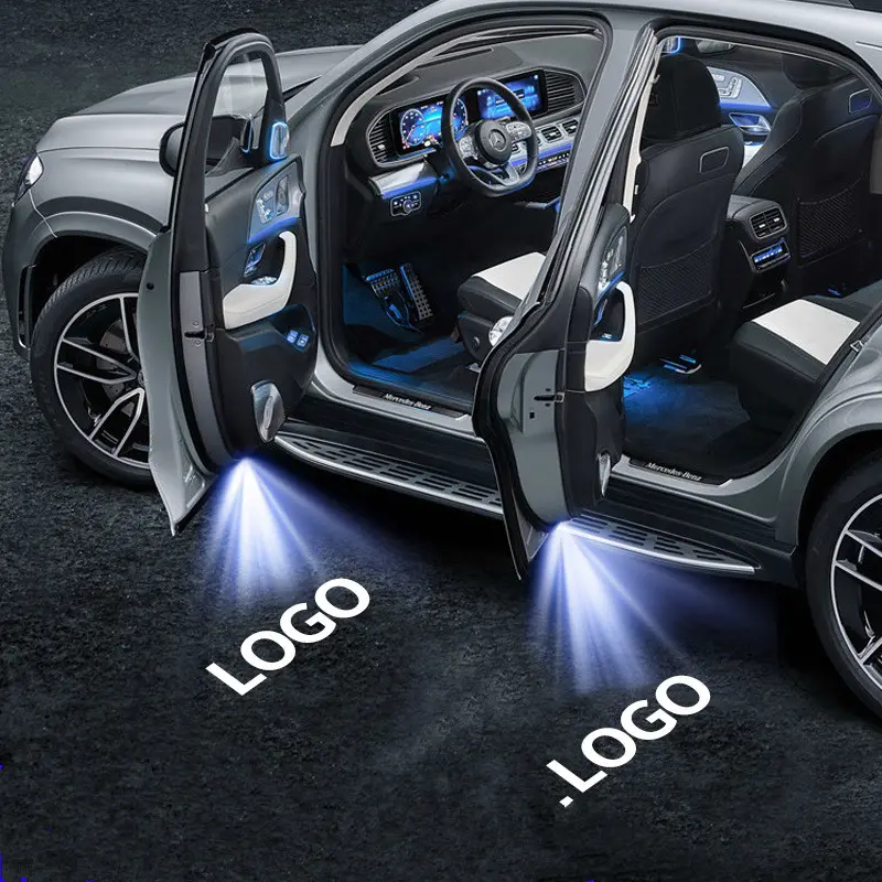 LED auto deur licht, Hd Logo Spot Projector, Decoratieve omgevingslicht accessoires, Interieurverlichting voor autodecoratie