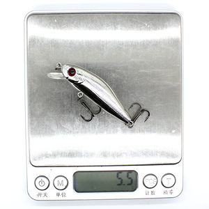 AOCLU Meilleure vente Leurre de pêche coulant Minnow 55mm 5.5g ABS <span class=keywords><strong>Jerkbait</strong></span> Wobbler Hard Bait avec hameçons VMC pour saumon de rivière - Product Image 5