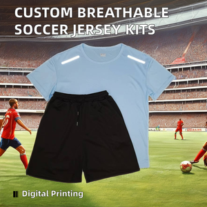 بالجملة زي كرة القدم للرجال تصميم مخصص تنفس بالتسام مجموعات جيرسي كرة القدم قطع الآلي فريق ملابس كرة القدم - Product Image 6