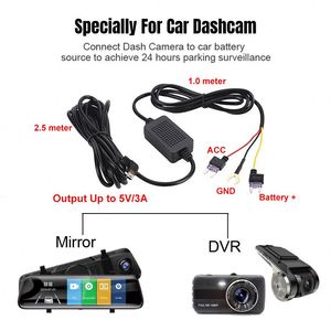 Dash Cam Cable Car Camera Hardwire Kit <span class=keywords><strong>Buck</strong></span> Line 24 Hour Parking Monitoring Charging Cable Charger For DashCam Dash Camera DVR - Product Image 3