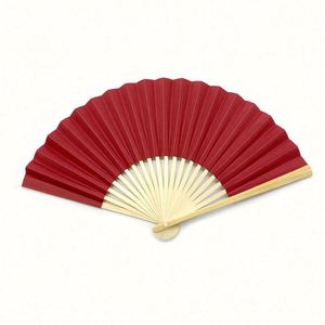Éventails pliants européens personnalisés écologiques de 8 pouces, multicolores, en bambou et papier, style art populaire, technique de sculpture, pour mariage - Product Image 3