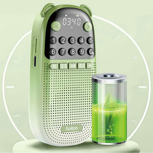 Mini máquina de aprendizaje E300, altavoz Bluetooth con ranura para tarjetas para niños, educación temprana, escucha en inglés, 3-6 años - Product Image 3
