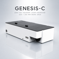 Graveur et découpeur laser CO2 60W encastré 500x300mm refroidi par eau avec caméra 4K, mise au point automatique et filtre HEPA pour bois, acrylique, cuir, signalétique et tissu